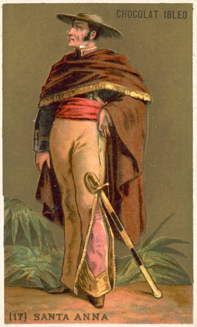 Antonio López de Santa Anna, político y general mexicano de French School